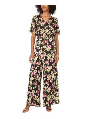 Vince Camuto Satin Wide Leg Jumpsuit XXL